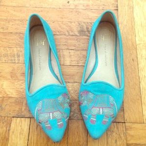 House of Harlow Samy Elephant Smoking Flat