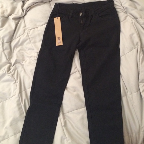 Black low rise skinny jeans. New with tags.