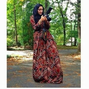 Euphoria long sleeve maxi dress.