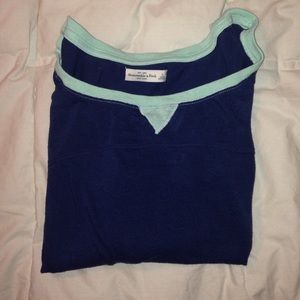 Abercrombie & Fitch blue top