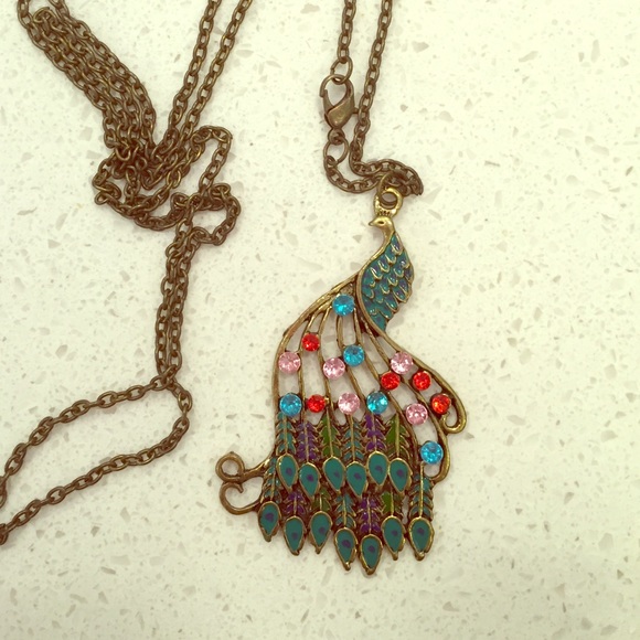 Jewelry - 🔥FLASH SALE🔥Peacock necklace