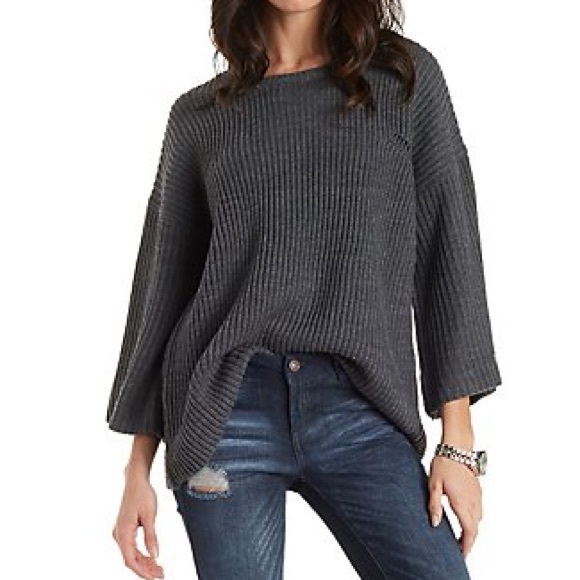 Sweaters - Crew neck shaker stitch 3.4 slv pullover