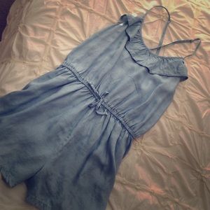 denim romper