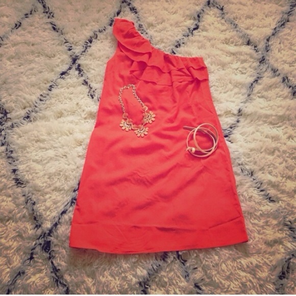 One shoulder Banana Republic Dress