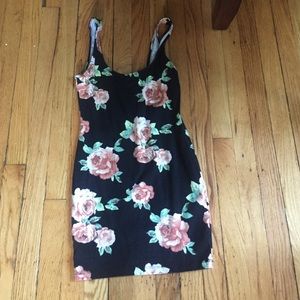 Floral bodycon dress. Never worn.