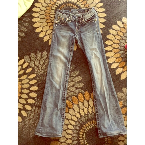 Miss Me Youth Girls 12 Bling Bootcut Jeans