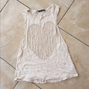 Cutout heart tank top