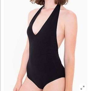 Cotton jersey spandex leotard