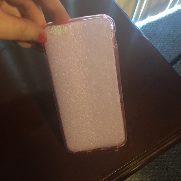 Brand new clear pink IPhone 6 cover!!