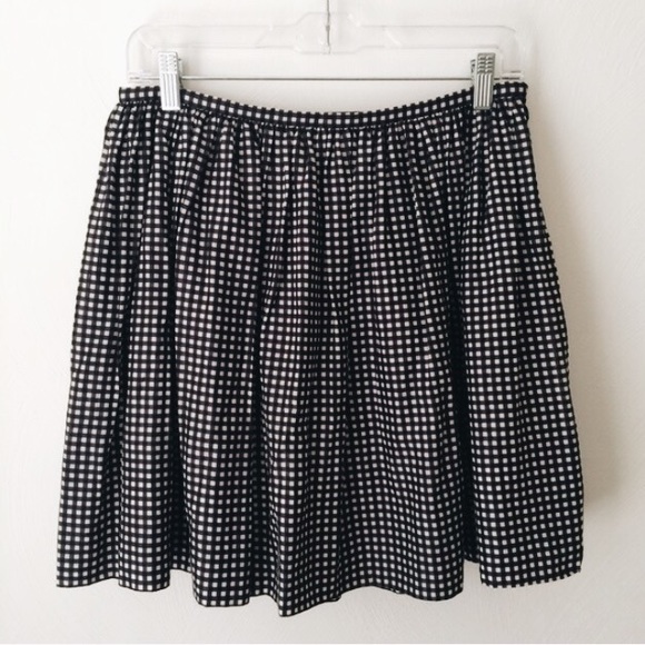 Madewell Dresses & Skirts - 🎉HP🎉 Madewell Black Gingham Skirt