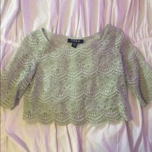 Urban outfitters cropped shirt