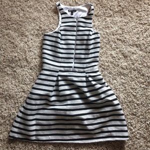 Striped woven dress