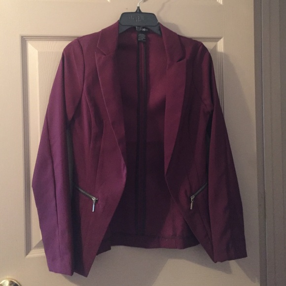 Plum blazer