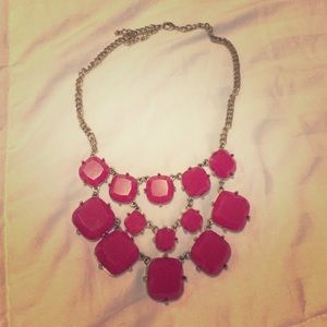 Dark Pink Necklace