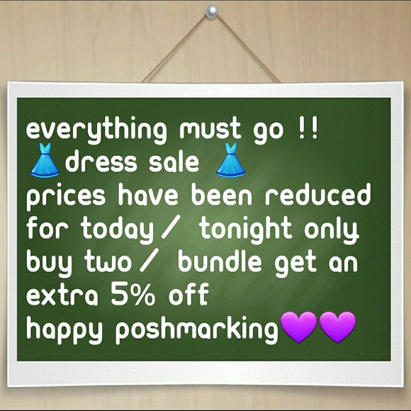 Dress sale!