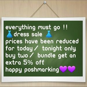 Dress sale!