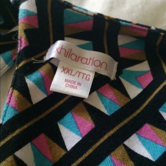 Xhilaration Printed Skater Dress - Picture 3 of 3