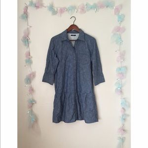 drop waist Jean dress