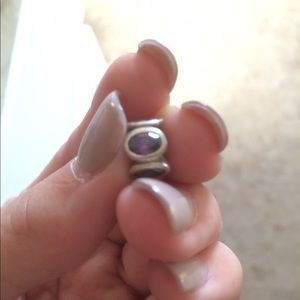 Purple Pandora charm