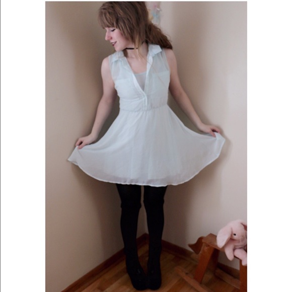 sea foam green shirt dress