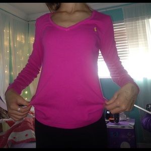 long sleeve pink sweater💛