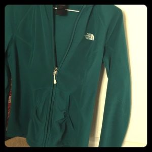 Teal North Face Hoodie