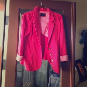 Fuschia blazer