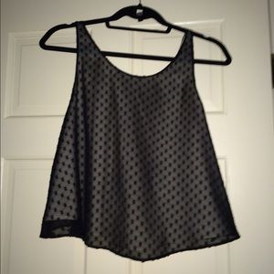 Black bow top