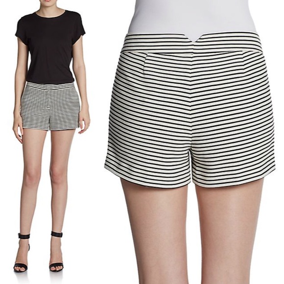 BCBG Striped Knit Shorts - Picture 2 of 4