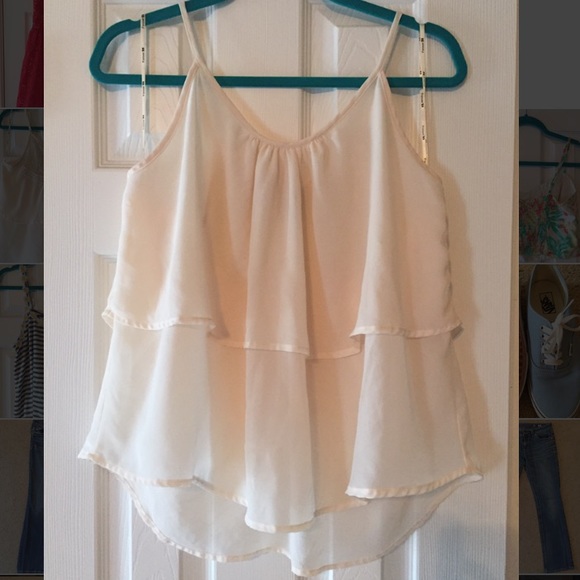 Cream tank top