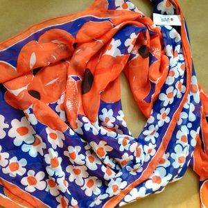 Vera for Target square floral scarf