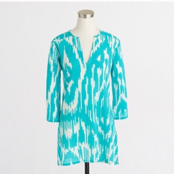 J. Crew Dresses & Skirts - 💙NEW💙J Crew Ikat Cover Up