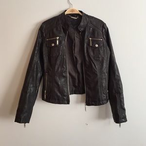 Faux Leather Jacket
