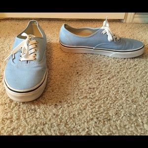 Baby blue Vans