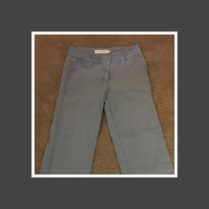 J Crew - Chino, Gray, wide leg, flat front pant