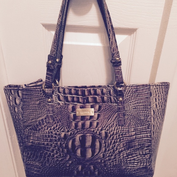 Brahmin snakeskin like purse !!