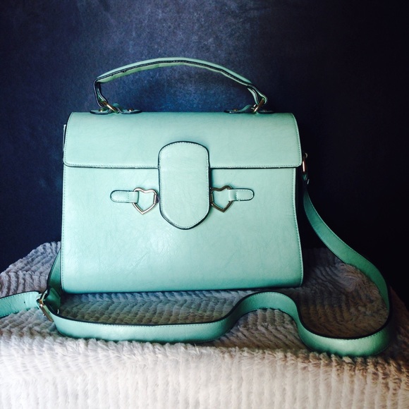 Turquoise handbag