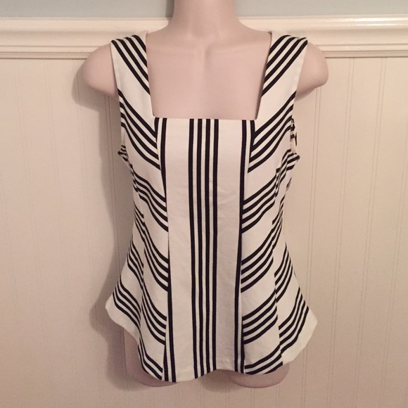 Anthropologie Tops - Postmark Anthropologie Sz XS Black & White Top EUC