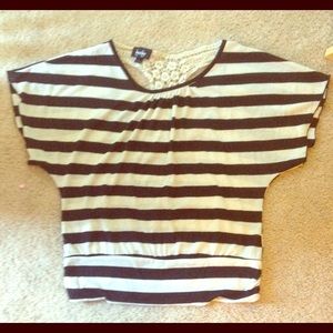 Black and Off-White Striped Tee