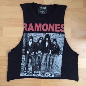 Bravado Ramones cutout muscle tee