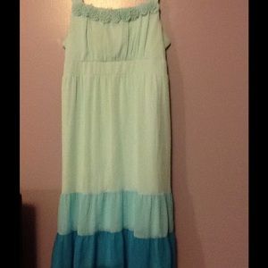 A beautiful blue dress