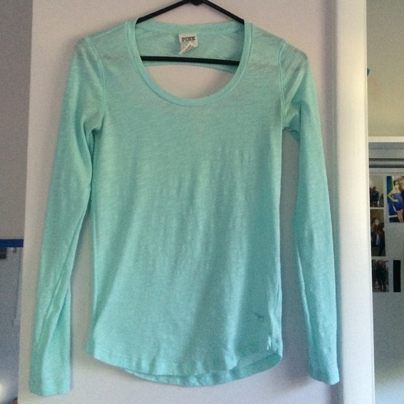 Vs Pink Light blue long sleeve