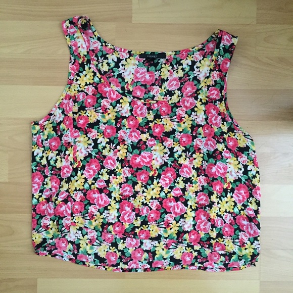 Forever21 floral tank top