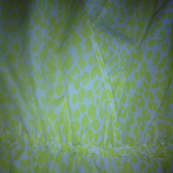 New Yellow, Cheetah Print Dress by Kardashian - Picture 2 of 3