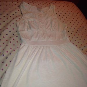 Cream dress, great for special occasions