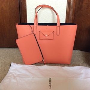 Marc by Marc Jacobs saffiano leather metropolitote