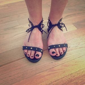 melissa studded sandals