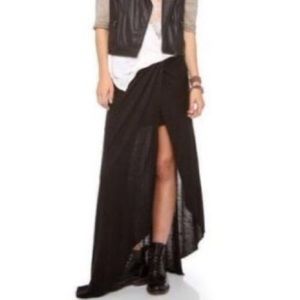 Free People Slubby Column Skirt