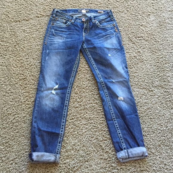Cute relaxed fit Silver jeans
