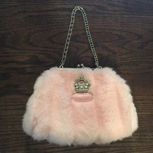 🎀Pink fur purse🎀